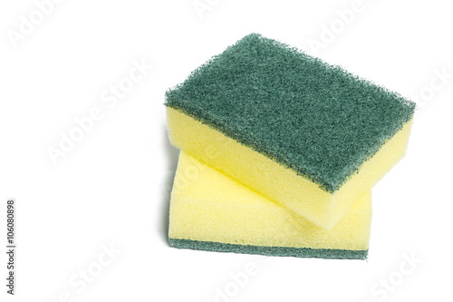 cleaning sheet on white background