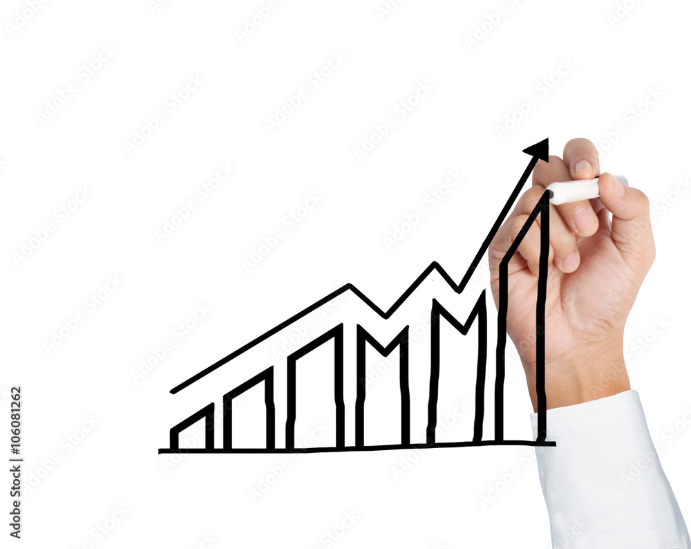hand drawing chart show hand drawing chart show