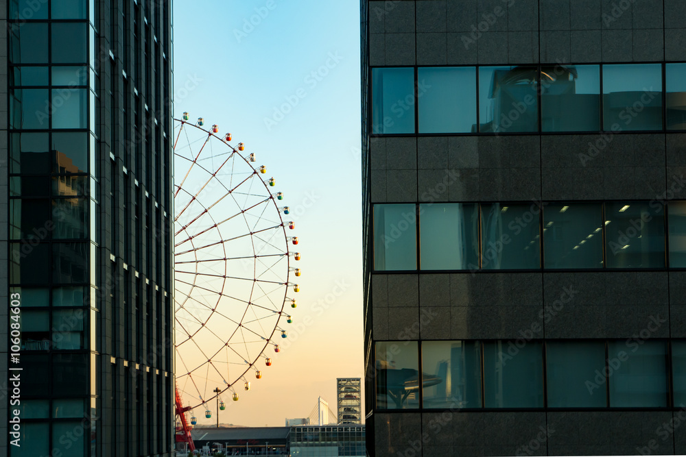 View of tokyo, Japan cityscape