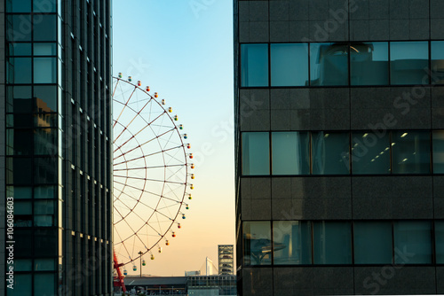 Obraz na płótnie View of tokyo, Japan cityscape w salonie
