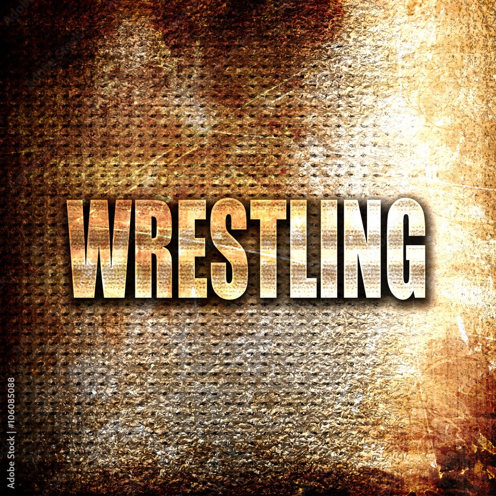 wrestling sign background
