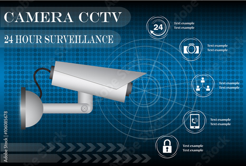 camera cctv ,Illustration eps 10