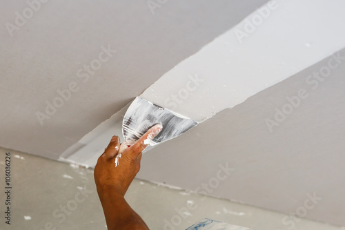 Ceiling repair for home renovate