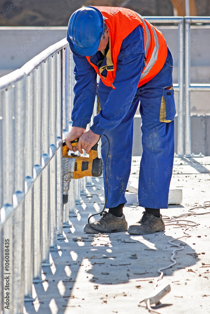 Fototapeta premium drilling holes