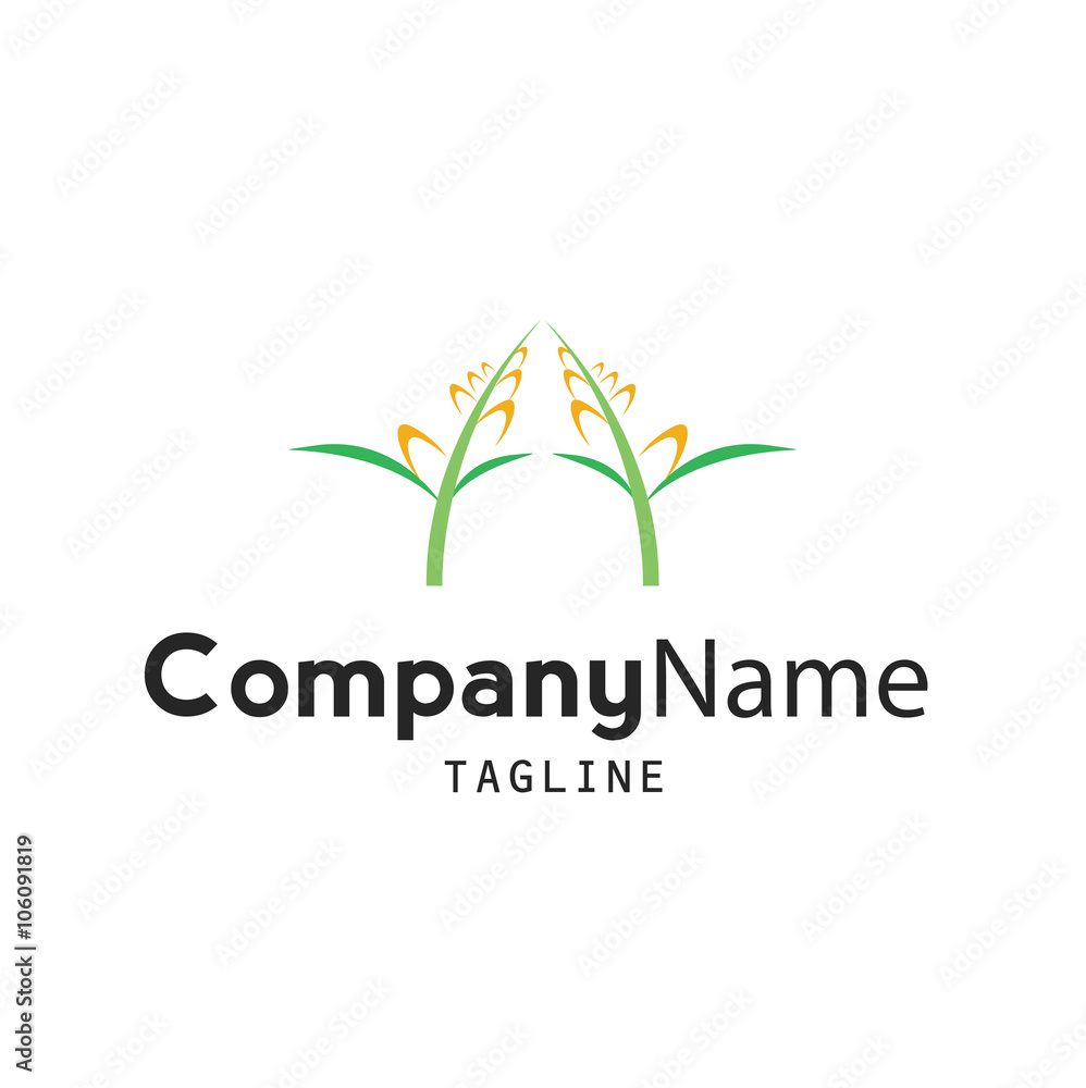 agriculture nature logo icon vector agriculture nature logo icon vector