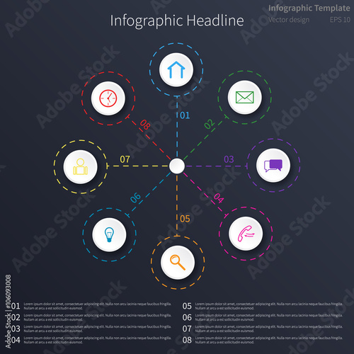 infographic template design