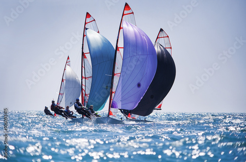 Photo sailing regatta