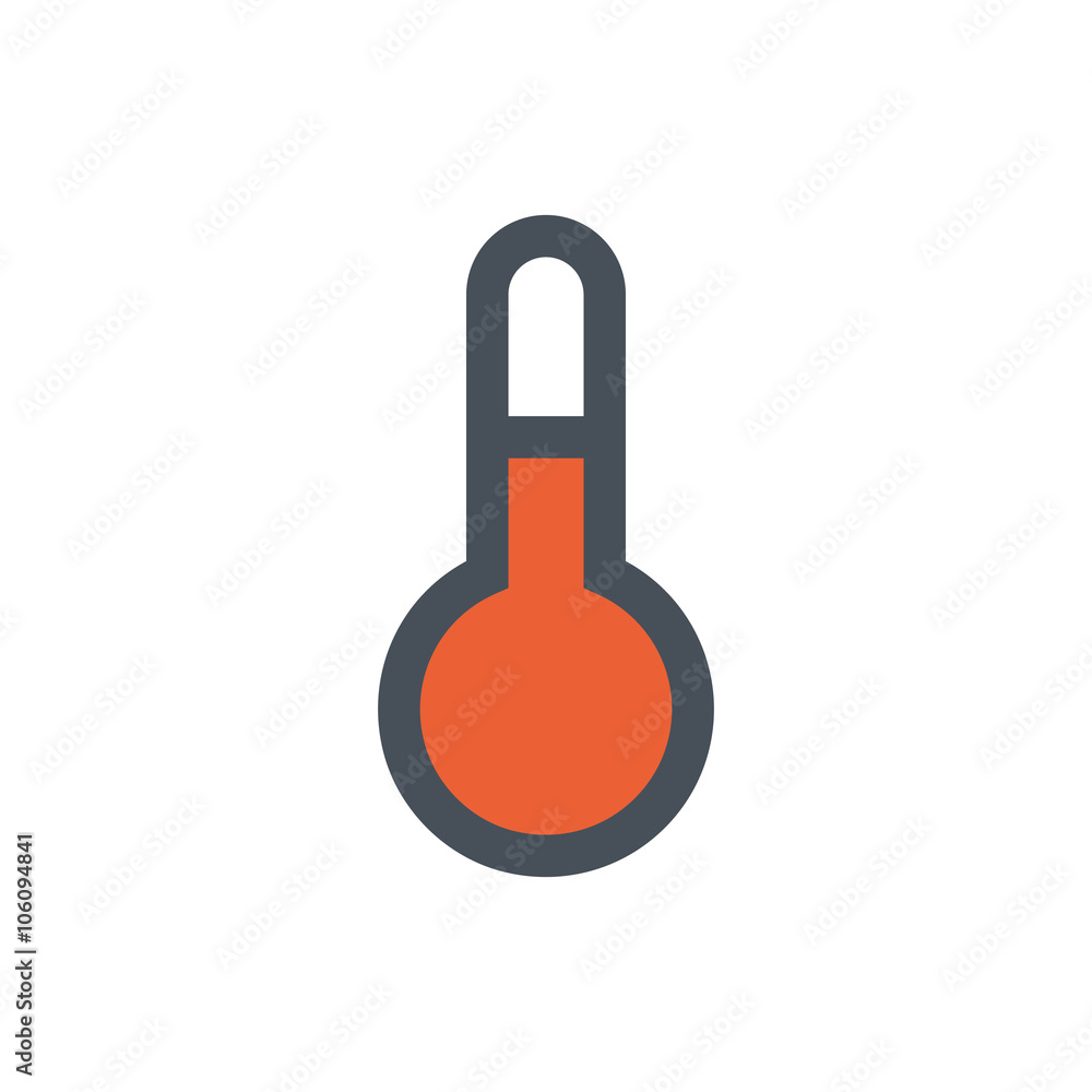 Temperature, weather line icon. Temperature, weather line icon.