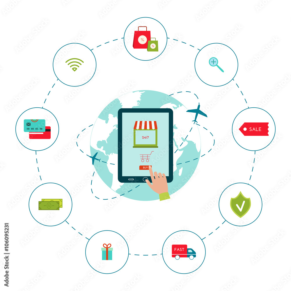 Electronic Commerce Concept Electronic Commerce Concept