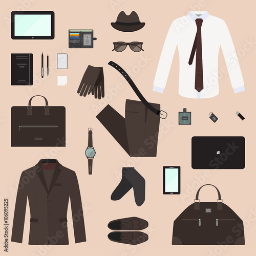 Business Man Concept Set