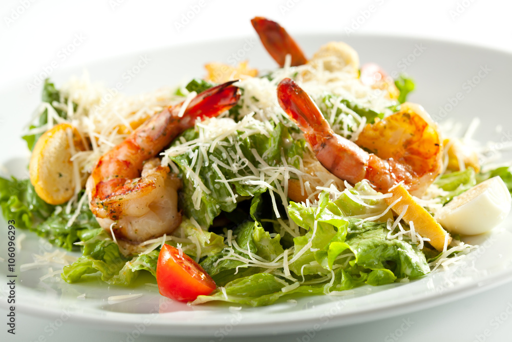 Caesar Salad with Shrimp Caesar Salad with Shrimp