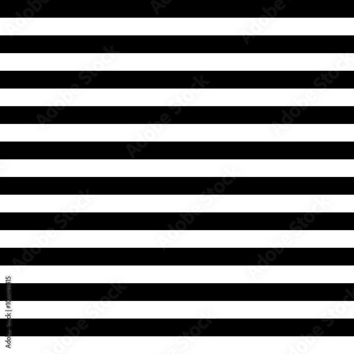 Vector Striped Seamless Pattern. Black and white background