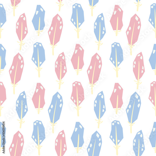 Quill seamless pattern