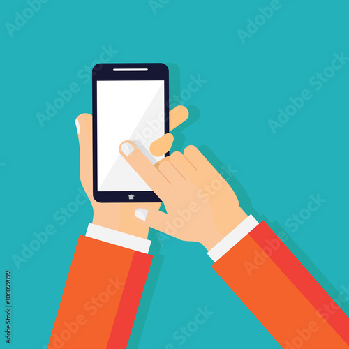 smartphone blank space