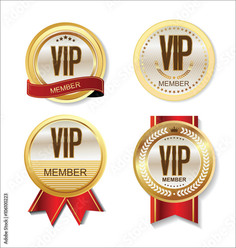 Vip member badge collection