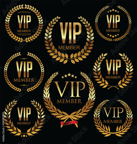 Vip member badge collection