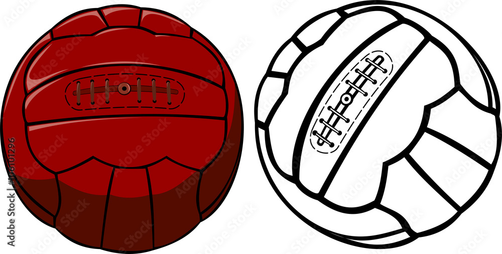 Naklejka premium ball - soccer or football