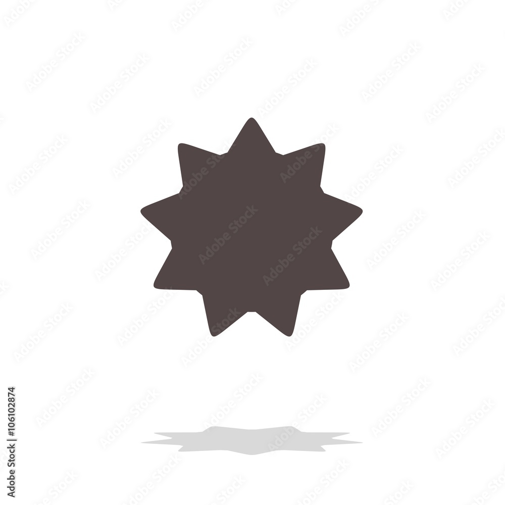 Sun. Icon. Vector illustration. Sun. Icon. Vector illustration.