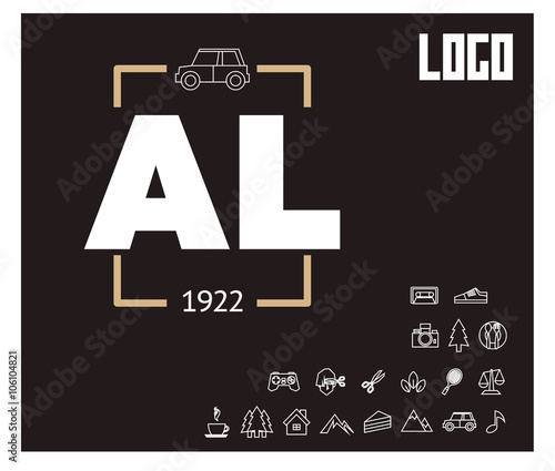AL template Logo design for your company.