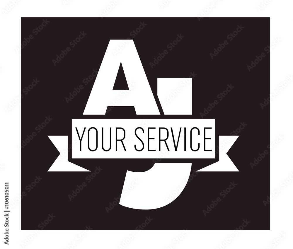 AJ template Logo design for your company. AJ template Logo design for your company.
