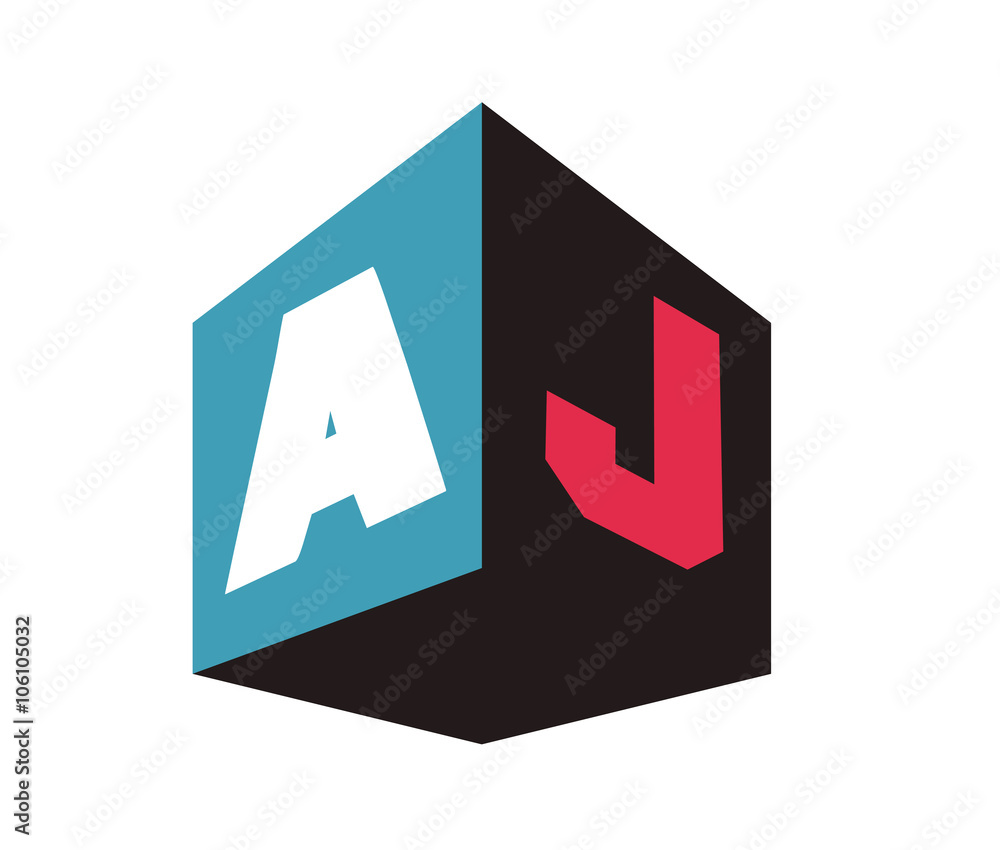 AJ template Logo design for your company. Stock Vector Adobe Stock AJ template Logo design for your company. Stock Vector Adobe Stock