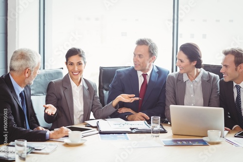 Businesspeople in conference room
