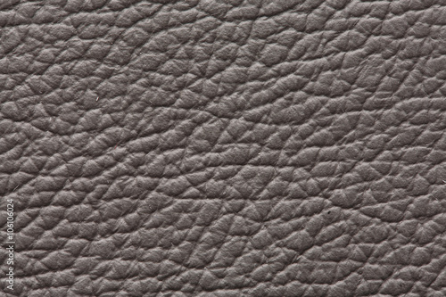 Dark gray genuine leather texture