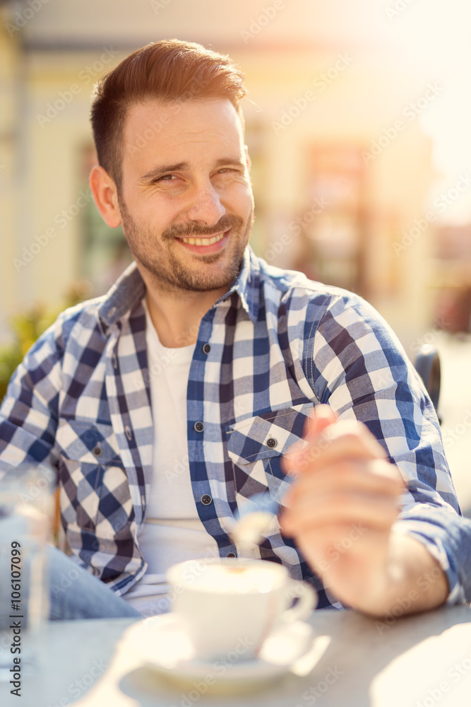 Portrait of smiling young man Portrait of smiling young man