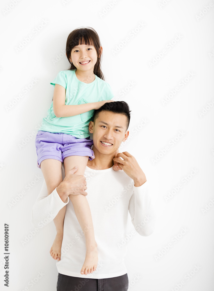 happy Father and Daughter Having Fun Together happy Father and Daughter Having Fun Together