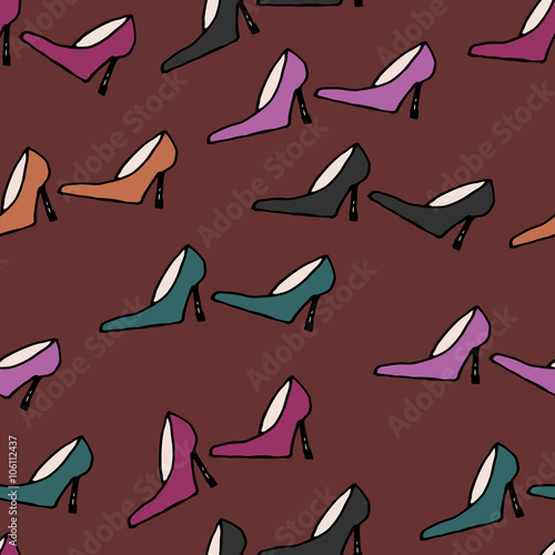 shoes seamless background