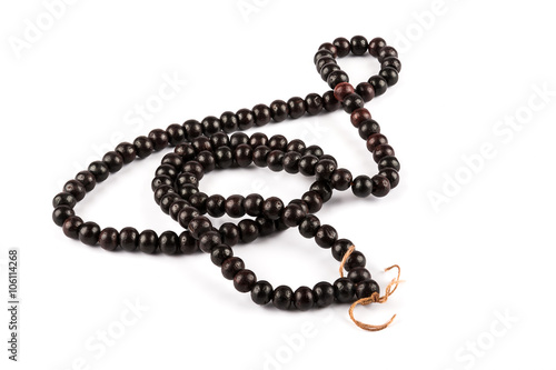 Rosewood rosary beads