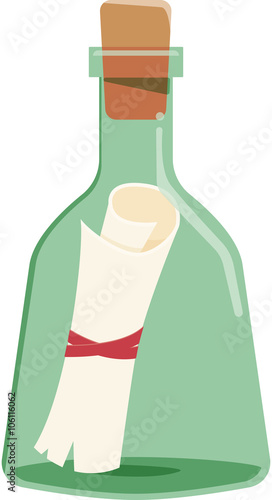 Bouteille au trésor
