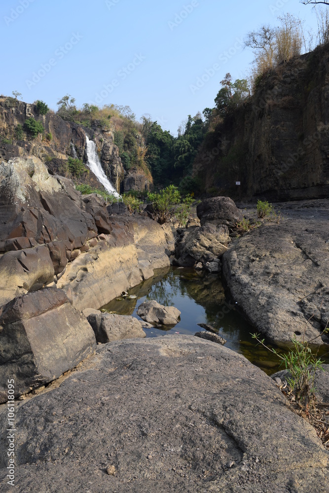 Pongour waterfall in Lam Dong province, Vietnam Pongour waterfall in Lam Dong province, Vietnam