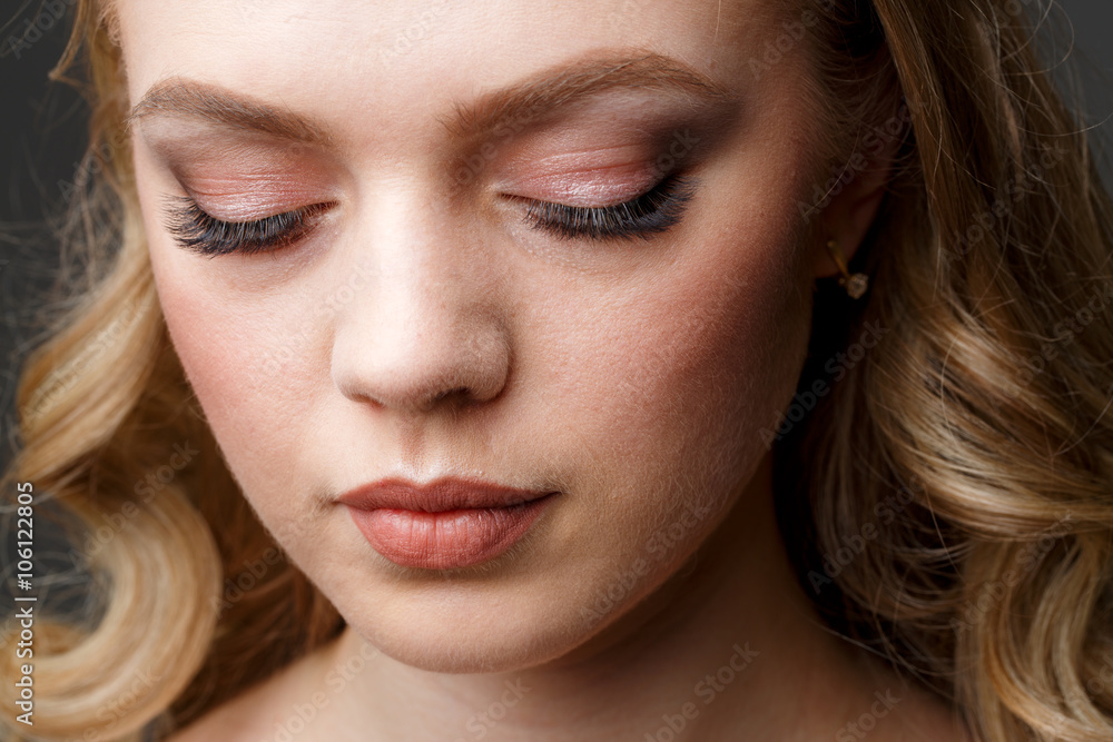 Portrait of a beautiful young woman. Portrait of a beautiful young woman.