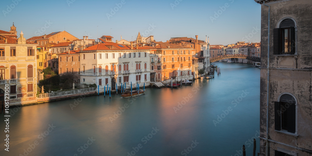 Ponte dell'Accademia and Grand Canal in Venice
