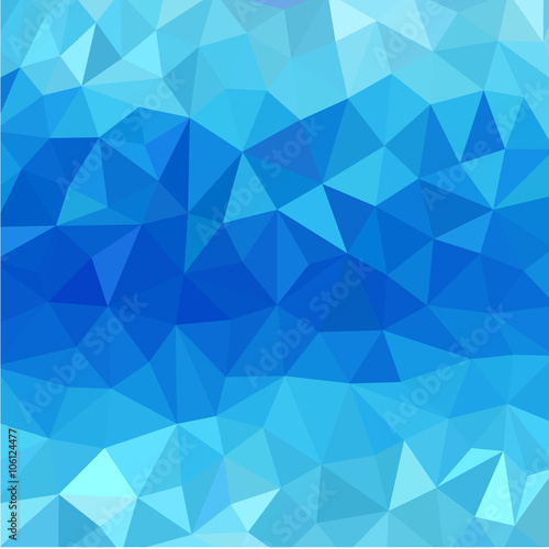 Sea-green low poly vector background