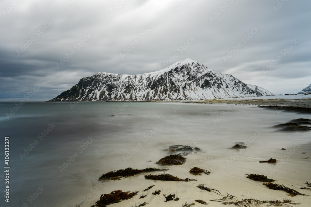 Skagsanden beach, Lofoten Islands, Norway