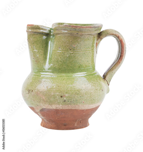 Old clay pitcher