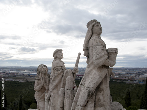 faith, Cerro de los Angeles in Getafe, Madrid. monument inaugura