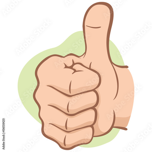 person's hand signaling right, okay, yes, correct caucasian