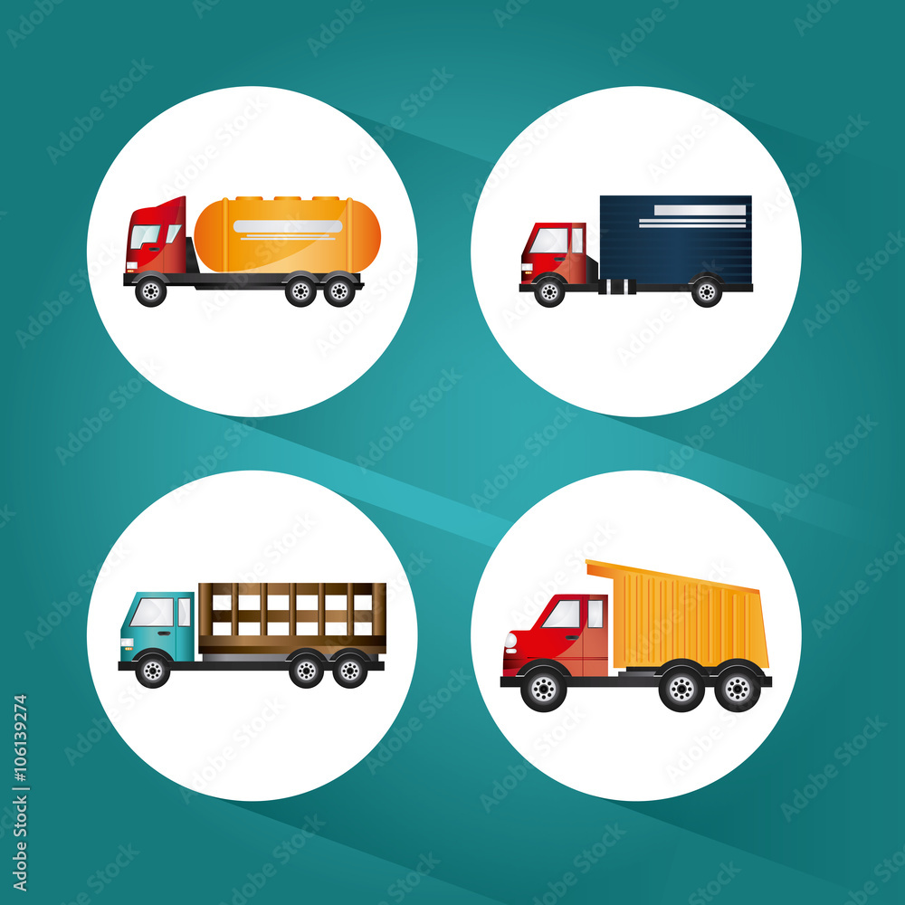 Truck icon design Truck icon design