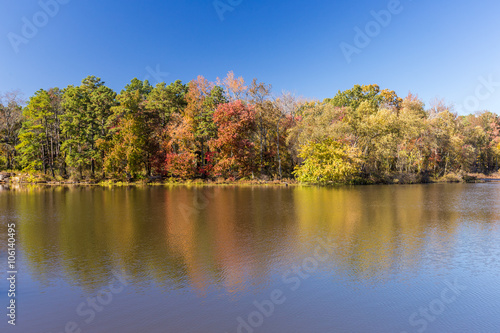 Arkansas fall landscape, Petit Jean state park. photo