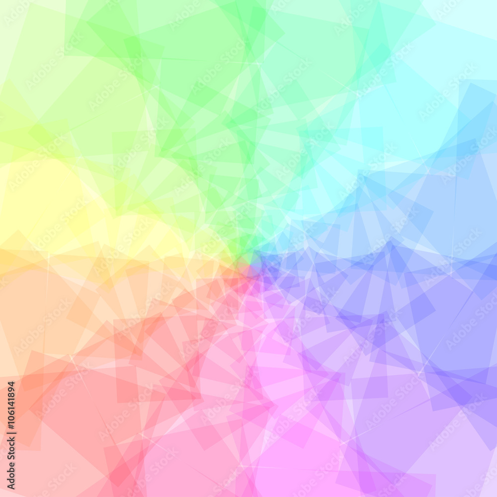 Fototapeta premium Radial abstract background. Bright colors. Vector illustration.