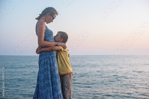 mother and son