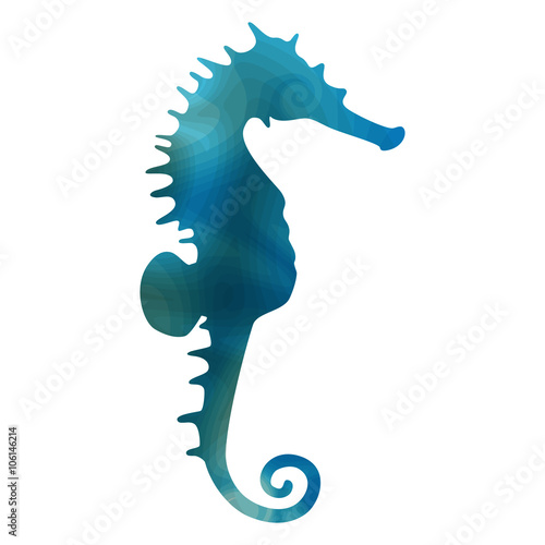 styled seahorse