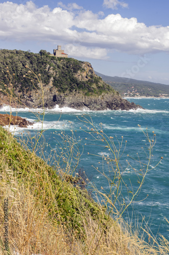 Livorno,mareggiata a Calignaia. photo