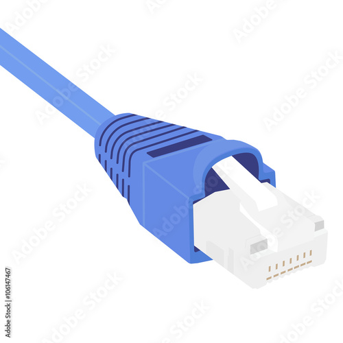 Ethernet cable vector