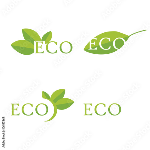 Eco icon set