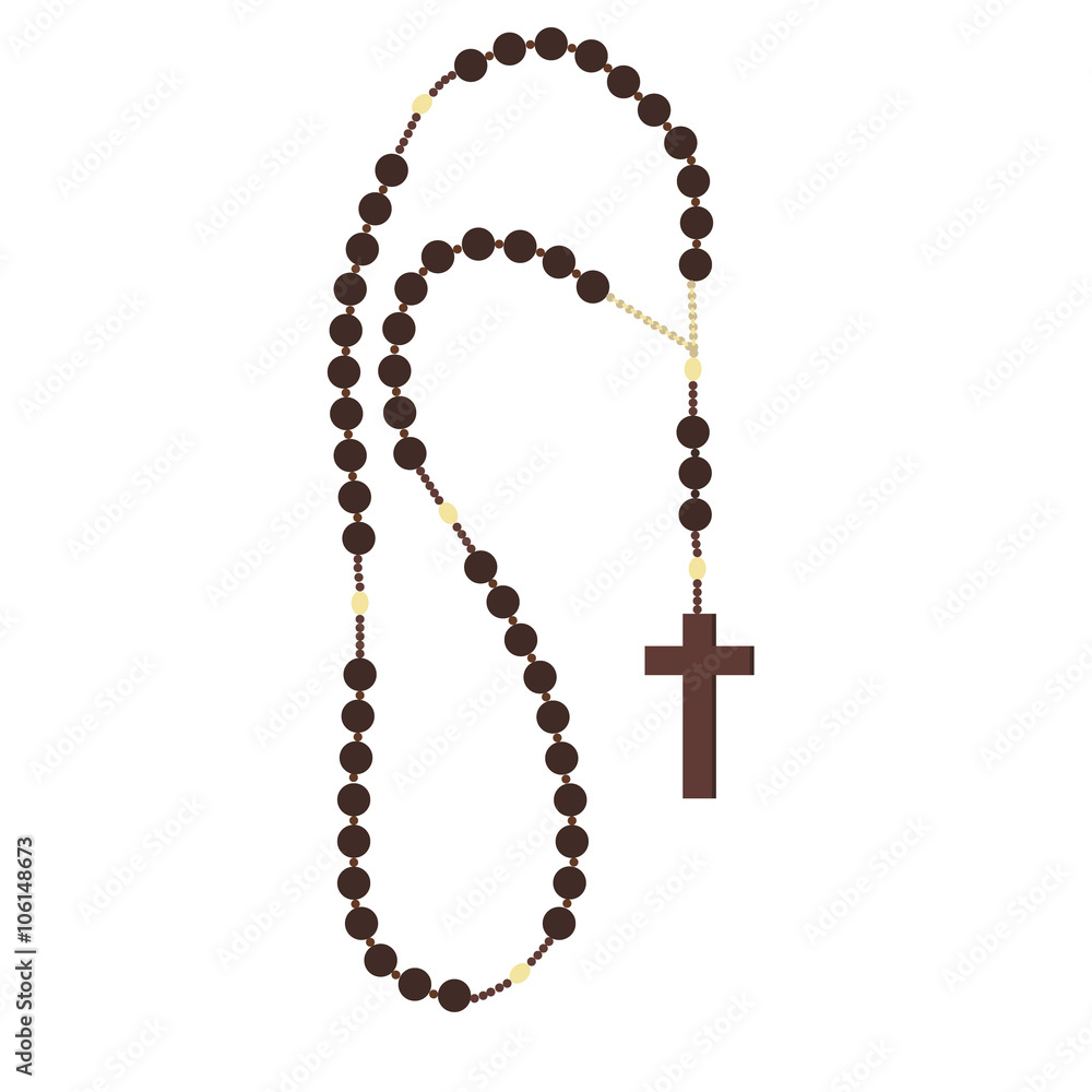Naklejka premium Rosary beads