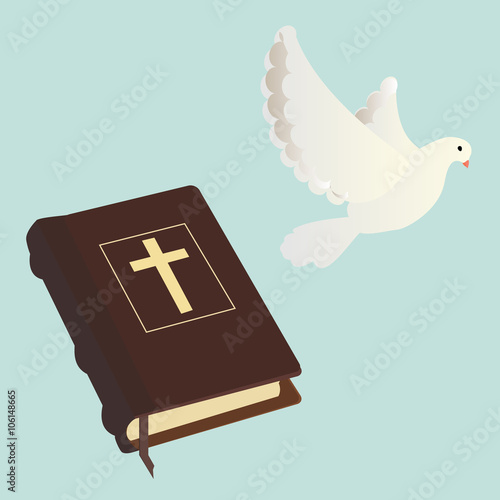 Bible and pigen